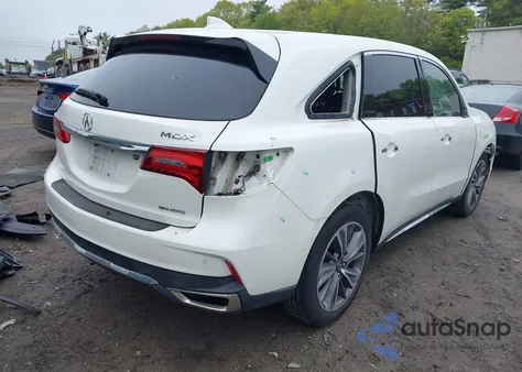 2019 Acura Mdx Tech Pkg z USA, uszkodzony, nr VIN 5J8YD4H5XKL020502